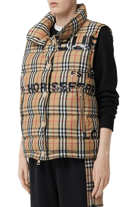 burberry vest nordstrom|Burberry puffer vest.